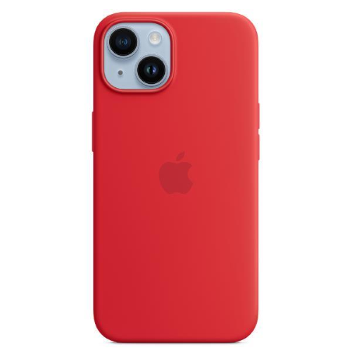 Apple - Cover per cellulare - compatibile MagSafe - silicone - rosso - per iPhone 14 Plus